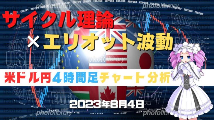 【ドル円】4時間足チャート分析と今後のトレード【FX】【8月4日】
