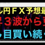 【ドル円FX予想最新】現在、上昇3波から1回目の押し目買いが入ったとみてます！あとは、更に押し目買いが続くか注目です！2回目の高値更新がくるかor途中で力尽きるか！ターゲットは143円884と144円