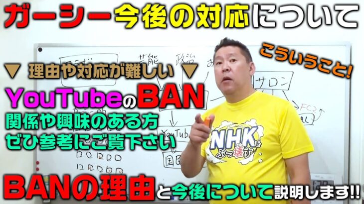 【ガーシーYouTube】BANされた理由と今後の対応【暴露予定】について