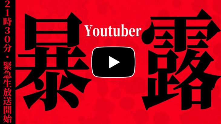 【緊急生放送】また暴露が来た…大手Youtuberの関係者が「彼女に無許可で●●出し」妊娠疑惑で被害者号泣…通話で真実を聞き闇を暴く….