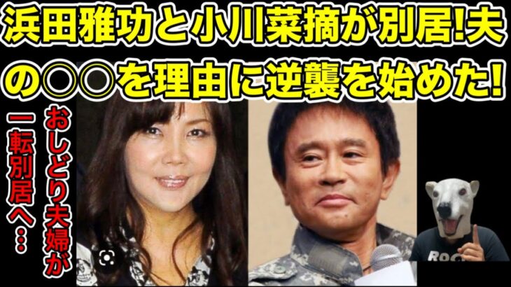 ダウンタウン浜田雅功と小川菜摘が別居!夫のある行動を理由に逆襲開始へ…!【松本人志・不倫・離婚・グラビアアイドル・息子・ハマオカモト・芸人・水曜日のダウンタウン・舞台】