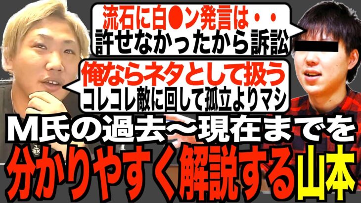 [解説]M氏の過去〜現在に至るまでを山本プロが分かりやすく解説「コレコレを敵に回した時点で」[なあぼう/切り抜き/生放送/みずにゃん/コレコレ/訴訟/ツイキャス/はじめしゃちょー/解説/大手配信者]