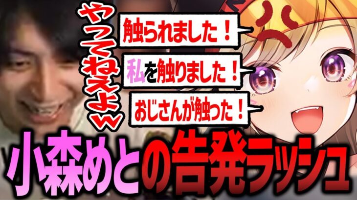 小森めとから痴漢疑惑をかけられて爆笑するけんき【小森めと/一ノ瀬うるは/白雪レイド/エクスアルビオ/イブラヒム/けんき切り抜き】