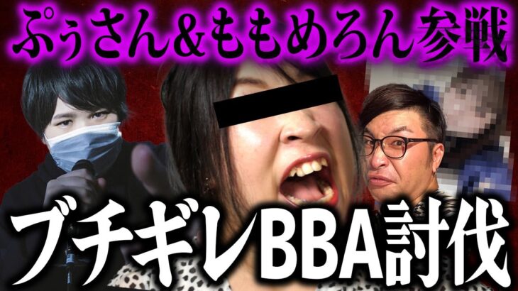 【暴言BBA襲来】※神回※「おばさん」コメにブチギレるBBAにぷぅさん&ももめろんが参戦…なあぼう被害者からの相談のはずがコレコレが予想外の展開へと運ぶ…