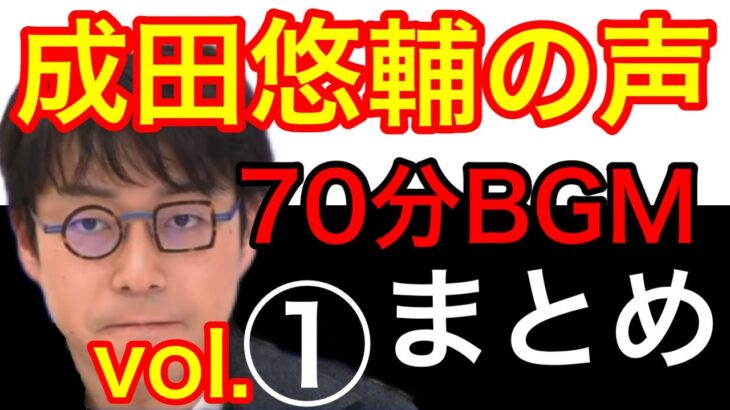 成田先生の声をひたすら聴きたい人へ①【動画まとめ】