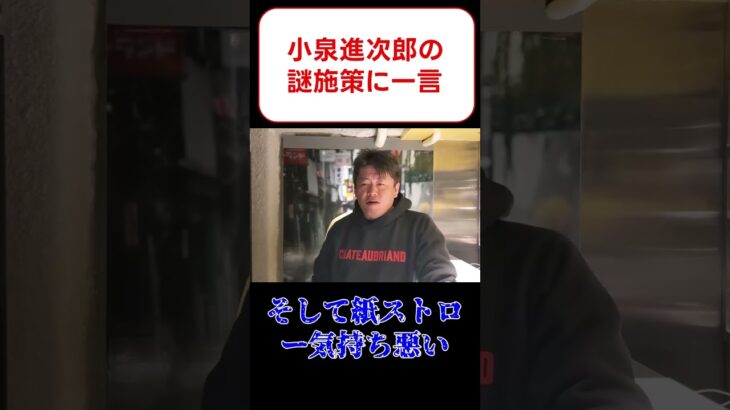 【ホリエモン】小泉進次郎の謎施策に一言【堀江貴文,切り抜き,名言,格言,環境省,小泉進次郎,原発,ソーラーパネル】