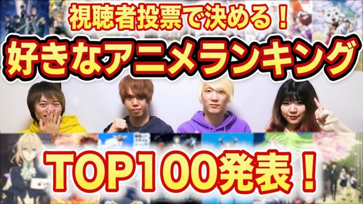 視聴者投票で決める「好きなアニメランキング」 TOP100！！【2022年最新版】