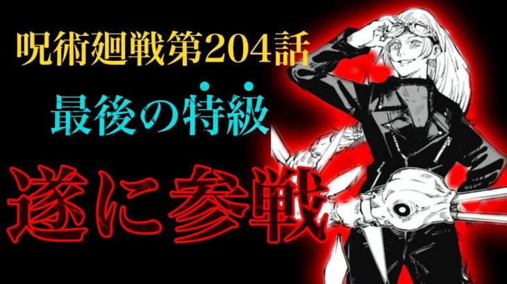 【呪術廻戦 第204話】脹相の戦い方がカッコ良すぎる……！遂に九十九由基が参戦！！【解説・考察】※ネタバレ注意