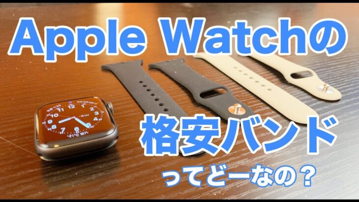 【レビュー】Apple Watch用格安スポーツバンドってどおなの？　実際使えるクオリティ？開封＆レビュー