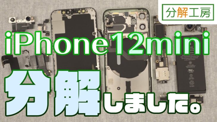 iPhone12mini 分解しました【分解工房】