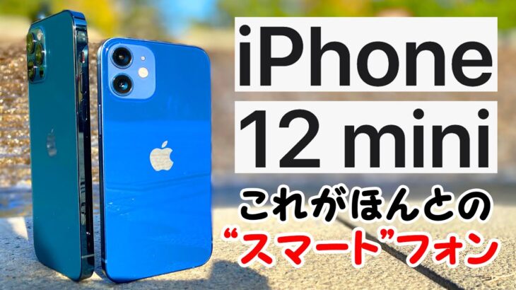 【買うならmini!】iPhone 12 miniを12 Proと比較レビュー!写真、5G、電池持ちなど検証!