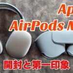 【開封とファーストインプレ】Apple AirPods Max レビューPart 1【強力ANCと外音取り込み】