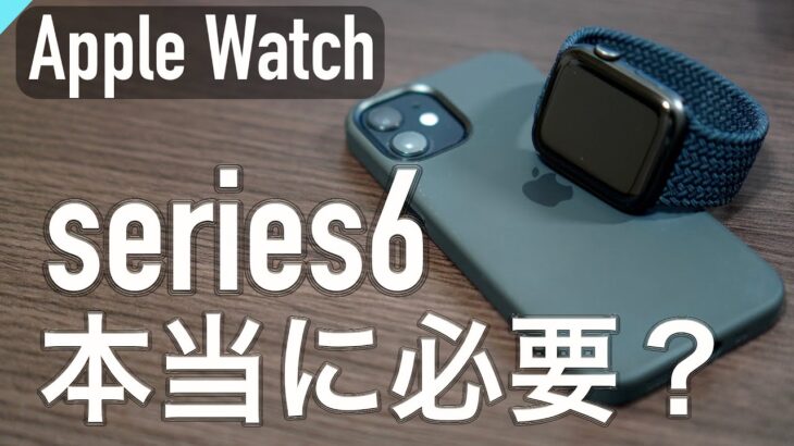 【Apple Watch】あなたに合った選び方！〜series6長期レビュー〜
