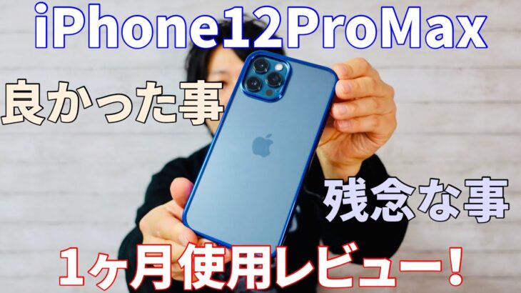 大きいは…楽しい！iPhone12ProMax良い点&残念な点の感想。1ヶ月使用レビュー！【Apple製品】