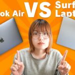 M1 Macbook AirとSurfaceLaptopGOを比較しながらレビューするで