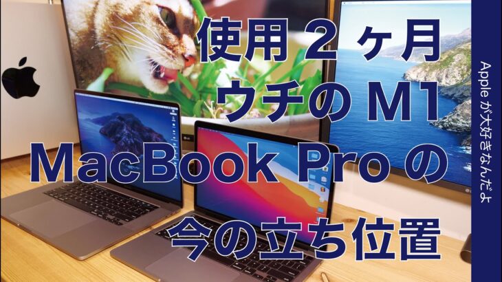 ウチのM1 Macの今！Appleシリコン MacBook Pro  2ヶ月後・16”の替わりになった？