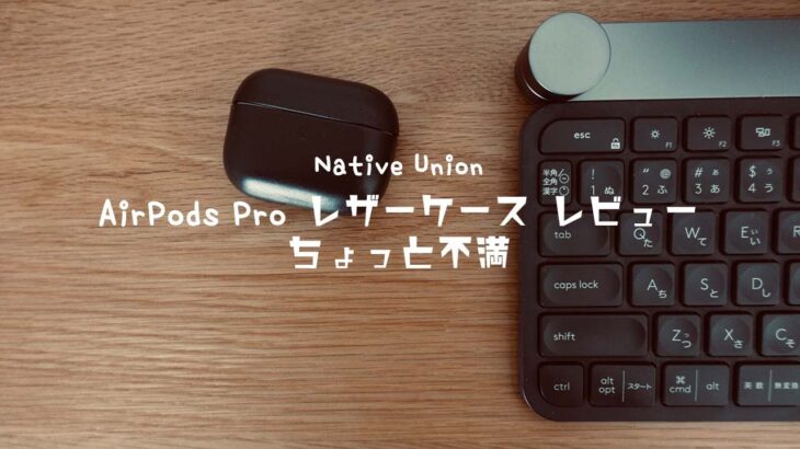 Native Union AirPods Pro レザーケース レビュー