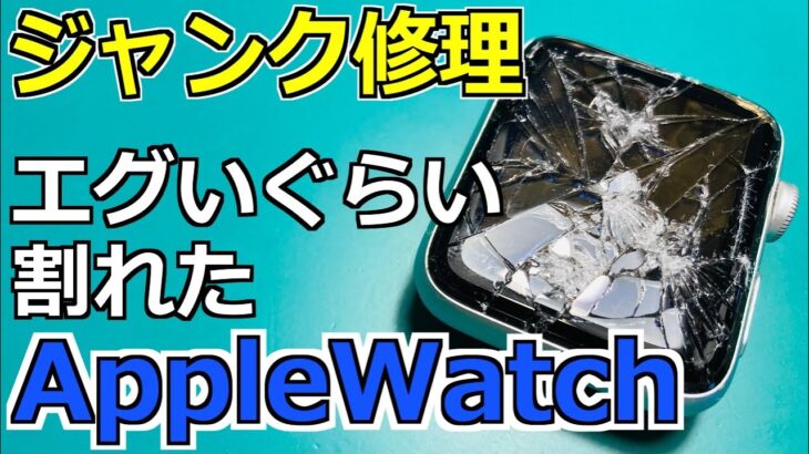 【不測の事態も発生!?】ジャンクのAppleWatchの画面交換とバッテリー交換をしてみた！