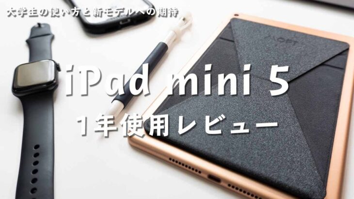 【勉強メイン】大学生がiPad mini 5を1年間使用した感想と新型への期待【長期レビュー】