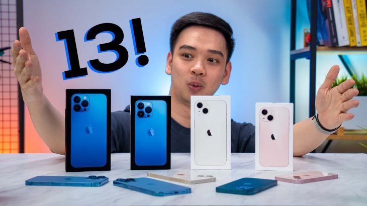 UNBOXING SEMUA VARIAN IPHONE 13!!!