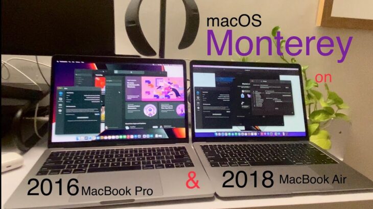 MacOS Monterey on MacBook Pro 2016 and MacBook Air 2018