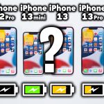 iPhone 13 mini vs 13 vs 13 Pro vs 13 Pro Max vs 12 vs 12 Pro : Test Batterie !