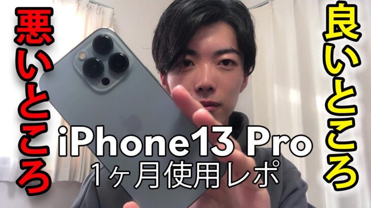 【1ヶ月使用レビュー】iPhone８→iPhone13Pro　良いところ悪いところの徹底レビュー！