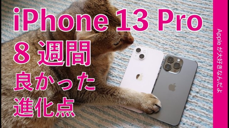 使用8週間！iPhone 13 Proその後・長期使って良かった進化点と感触！13との違いは？