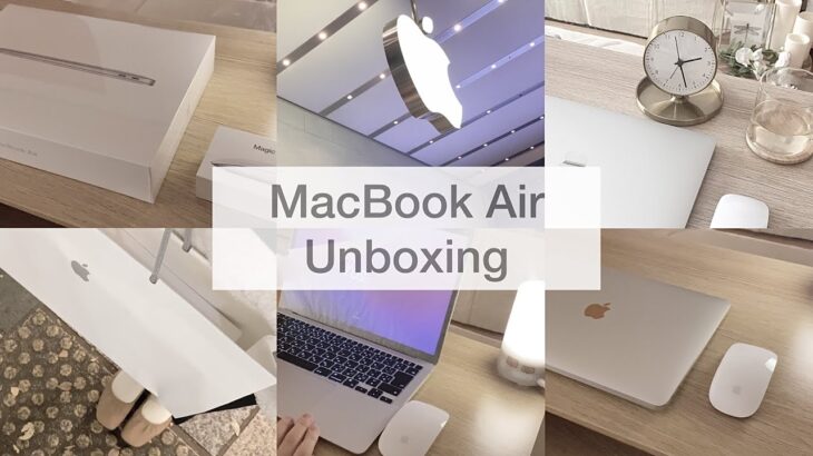 〔Vlog〕ボーナス入った日に爆速でMacBook Airを買いに行く日🎶MacBook Air Unboxing~🖤