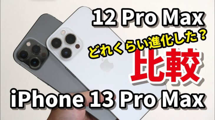 iPhone 13 Pro Max レビュー！12 Pro Maxと性能・カメラの画質など比較！乗り換える価値はある？