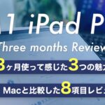【M1 iPad Pro 12.9インチ・3ヶ月レビュー】MacBook歴6年のデザイナーが使ってみて感じたことを正直レビュー