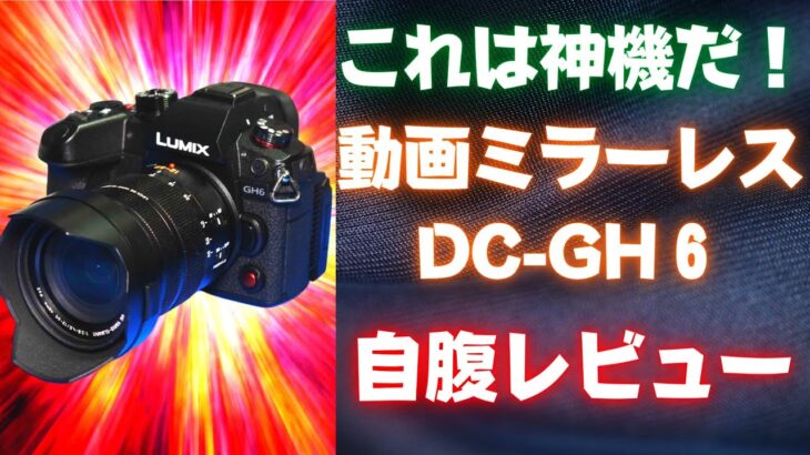 【自腹レビュー】最強コスパの動画カメラ！DC-GH6が凄すぎて神機な件【Panasonic】