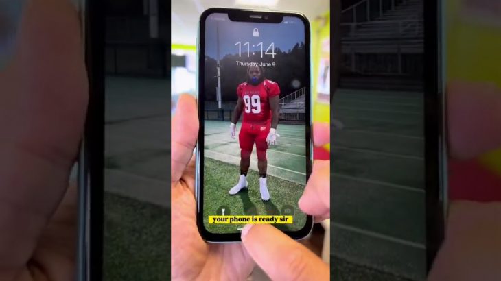 American FOOTBALL player’s #iphone started POCKET DIALING people 🫣#shorts #apple #ios #android #fyp