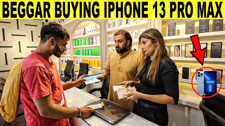 Beggar Buying IPHONE 13 Pro Max With CHEQUE – Rich Beggar @Smarties Prank TV