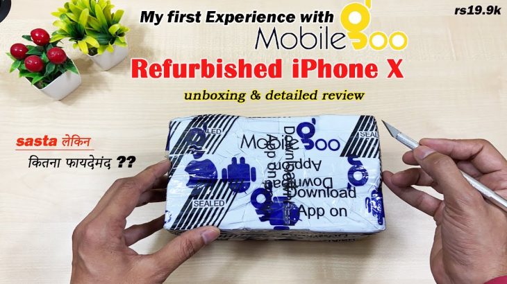 Refurbished iPhone X from Mobilegoo🤔 | Unboxing & Detailed review