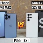 Samsung S22 Ultra vs iPhone 13 Pro Max Pubg Test, Heating and Battery Test | Shocking Results 😱