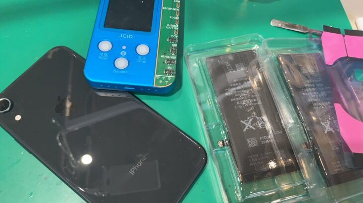 【裏技】100%表示iPhone XR バッテリー交換修理