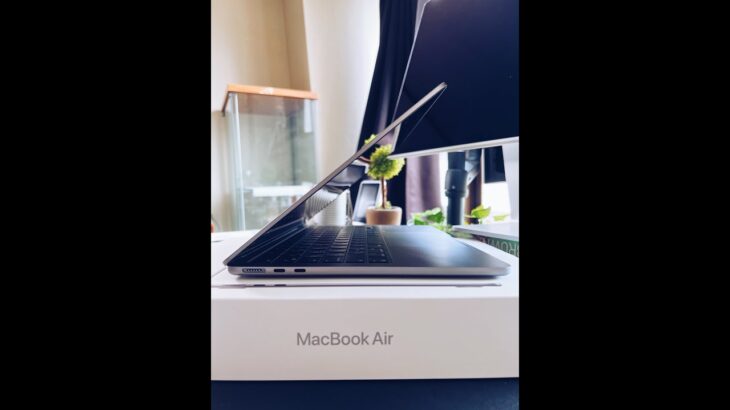 Apple M2 MacBook Air 2022 ASMR 開封レビュー #shorts