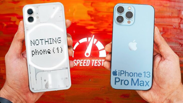 Nothing Phone 1 vs iPhone 13 Pro Max – Speed Test (WOW)