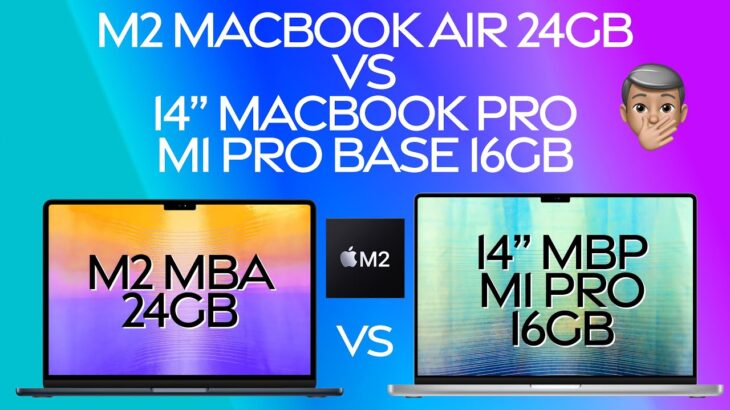 24GB M2 MacBook Air vs 14″ MacBook Pro M1 Pro Base in Pro Photography Workflow!