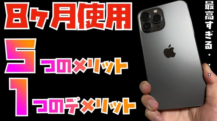 【８ヶ月使用レビュー】iPhone 13 Pro Maxの良いところ５つと、悪いところ１つを正直にお伝えします