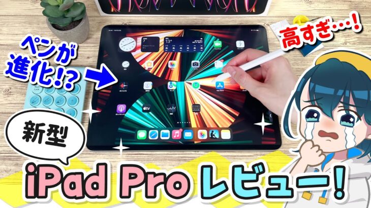 新型iPad Proレビュー！新機能『Apple Pencil ホバー』の書き心地などを去年のiPad Proと比較します！【12.9インチ 第6世代 2022年モデル】