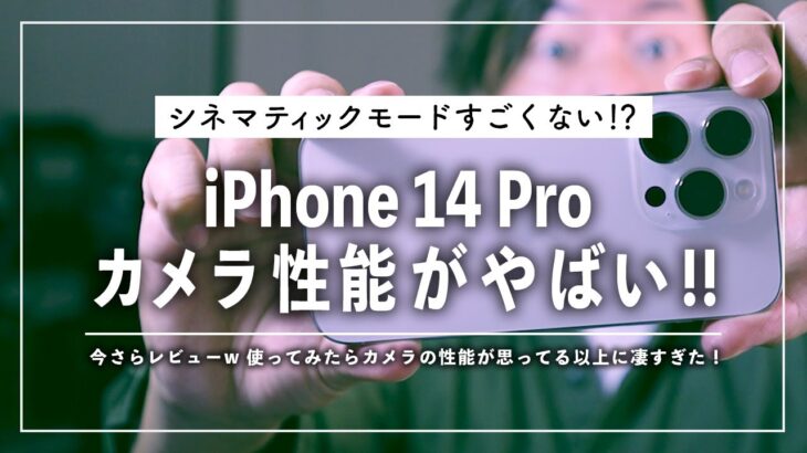 iPhone 14 Pro カメラ性能がやばすぎる！【今さらレビュー】