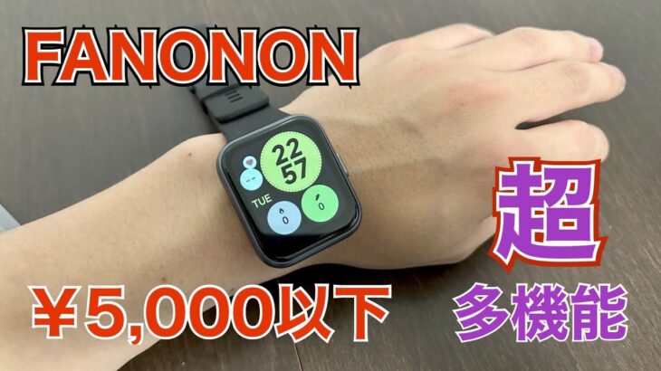 【FANONON ID208】5000円の激安スマートウォッチを Apple Watch Hermès信者が使ったら笑えるほど多機能だった