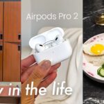 AirPods Pro 2 | A Productive Day in the Life (testing battery, audio test, ANC and fit comparison)