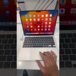 MacBook Air M2 Gold Color first look and touch with feeling good #shorts #apple #review #macbookair