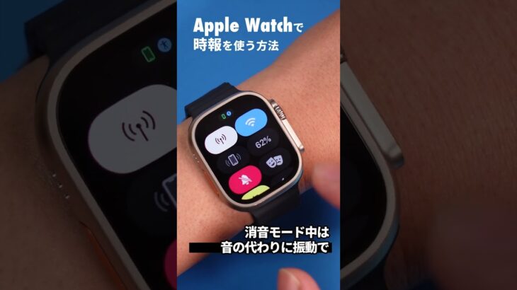 Apple Watchで「時報」を設定する方法。