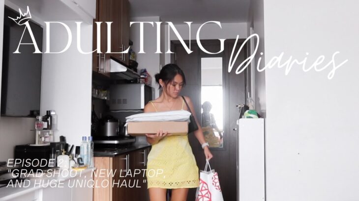 Adulting Diaries | Unboxing MacBook Pro 2023, Huge Uniqlo Haul, & Graduation Photoshoot 💻🎓 📸