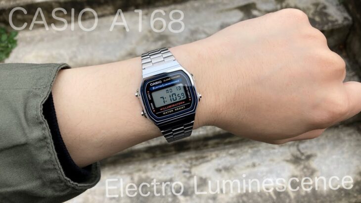 美しい時計はデジタルでした。最初に買うべきチープカシオCASIO A168WA-1A2WJR