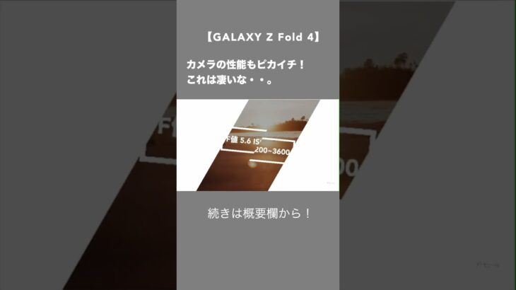 [GALAXY Z Fold 4] Camera Performance Review! This is Amazing!